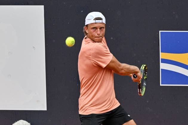 Foto IPP Roberto Ramaccia Roma 7 5 2025 Tennis Internazionali Bnl d’Italia 2025 Nella foto Alexandre Muller (FRA) in azione durante la partita Italy Photo Press - World Copyright Roma italy Italia ITALY  Copyright: xR4924_italyphotopressx