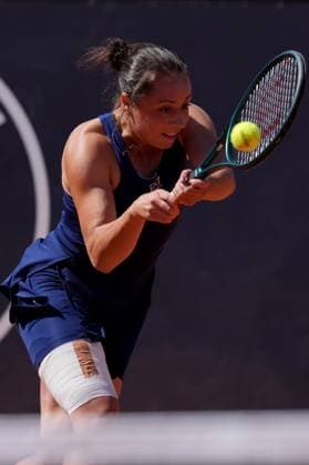 Elisabetta Cocciaretto (ITA) during the 2th round against Elina Avanesyan (ARM) of the WTA, Tennis Damen Master 1000 Internazionali BNL d™Italia tournament at Foro Italico on May 07, 2025 (Alfredo Falcone LaPresse)  Copyright: xAlfredoxFalcone LaPressex
