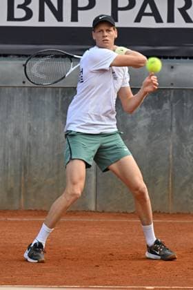 Foto IPP Roberto Ramaccia Roma 7 5 2025 Tennis Internazionali Bnl d’Italia 2025 Nella foto Jannik Sinner (ITA) durante allenamento Italy Photo Press - World Copyright Roma italy Italia ITALY  Copyright: xR4924_italyphotopressx