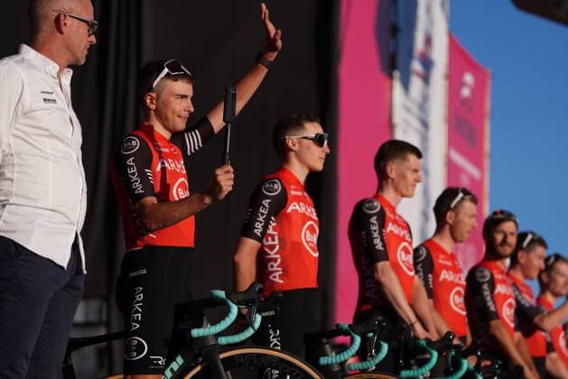 Cycling, Giro d Italia, Team presentation in Tirana, Albania