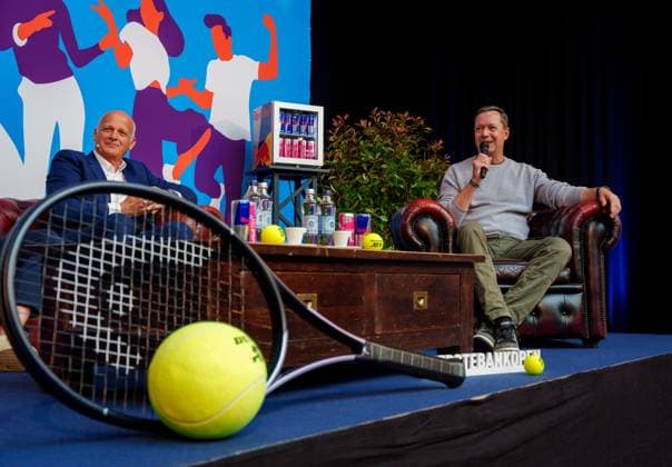 TENNIS - ATP, Tennis Herren Erste Bank Open VIENNA,AUSTRIA,07.MAY.25 - TENNIS - ATP World Tour, Erste Bank Open, preview, press conference, PK, Pressekonferenz Image shows tournament director Herwig Straka and Alex Kristan.  GEPAxpictures xEdgarxEisner