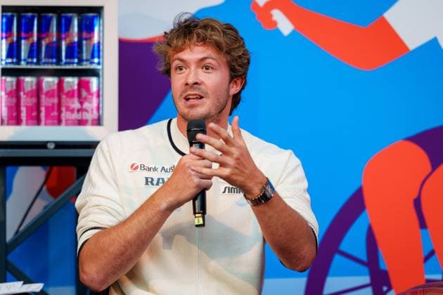 TENNIS - ATP, Tennis Herren Erste Bank Open VIENNA,AUSTRIA,07.MAY.25 - TENNIS - ATP World Tour, Erste Bank Open, preview, press conference, PK, Pressekonferenz Image shows Nico Langmann (AUT).  GEPAxpictures xEdgarxEisner