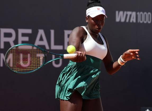 Rome, Tennis International of Italy BNL Tennis International of Italy BNL, Victoria Mboko (CAN), Rome, May 7, 2025. Photo Felice Calabro Rome Italy  Copyright: xIPA ABACAx