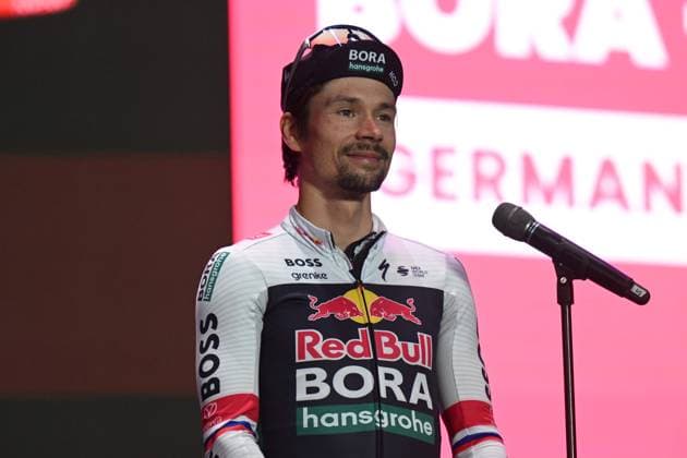 07-05-2025 Presentazione Squadre Giro D italia 2025; 2025, Red Bull - Bora Hansgrohe; Roglic, Primoz; Tirana; 