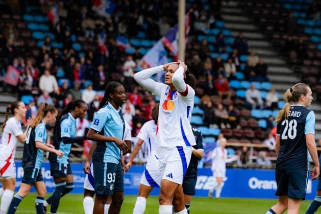 Wendie Renard (3 Olympique Lyonnais) in action during the D1 Arkema game between Olympique Lyonnais and Le Havre Athletic Club at Stade Pierre Rajon in Bourgoin-Jallieu, France. (Pauline FIGUET SPP) Copyright: xPaulinexFIGUETx xSPPx spp-en-PaFiSp-PF_OLHAC3168