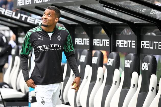 Moenchengladbach, Borussia Park, 03 05 25, GER, Herren, 1 Bundesliga, Saison 2024 2025, Borussia Moenchengladbach TSG 1899 Hoffenheim Bild Alassane PLEA Gladbach DFL regulations prohibit any use of photographs as image sequences and or quasi video Nordrhein Westfalen Germany