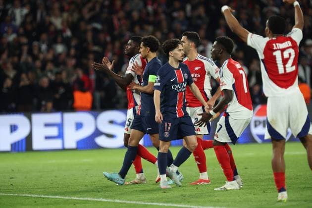 PSG - ARSENAL PHOTOPQR LE PARISIEN Le Parisien Arnaud Journois ; PARIS ; 07 05 2025 ; Football, Ligue des Champions Uefa, demi finale retour. Paris, Parc des Princes le 7 mai 2025. Paris SG - Arsenal FC Photo Le Parisien Arnaud Journois Vitinha PARIS France  Copyright: xPHOTOPQR LExPARISIEN MAXPPPxLexParisienx xArnaudxJournoisx 20250507LPA1058 20250507LPA1058
