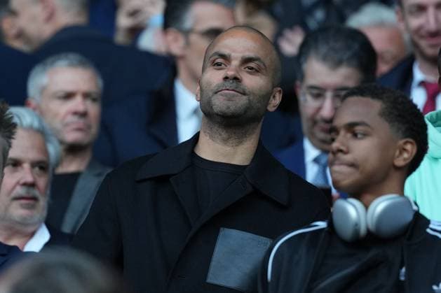 Former French basketball player Tony Parker Paris Saint-Germain v Arsenal, UEFA Champions League, Semi Final, Second Leg, Football, Parc des Princes, Paris, France - 07 May 2025 EDITORIAL USE ONLY No use with unauthorised audio, video, data, fixture lists, club league logos or live services. Online in-match use limited to 120 images, no video emulation. No use in betting, games or single club league player publications. Copyright: xDavexWinter Shutterstockx 15288067fg