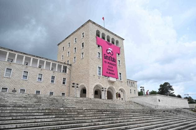 08-05-2025 Vigilia Giro D italia 2025; Tirana; 