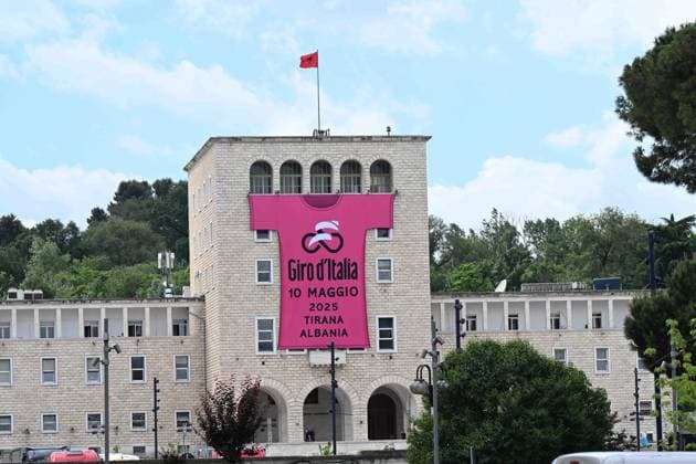 08-05-2025 Vigilia Giro D italia 2025; Tirana; 