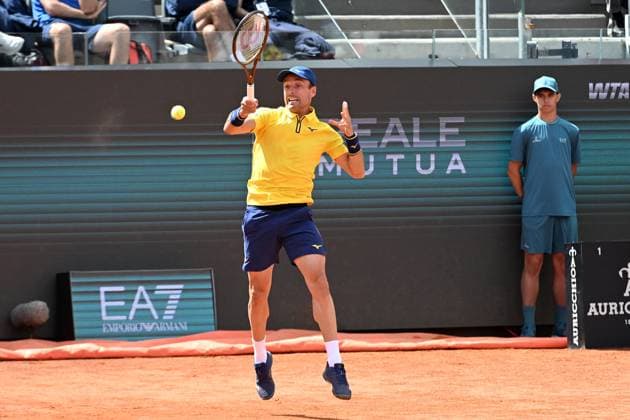 TENNIS - Internazionali di Tennis - Internazionali BNL d Italia Roberto Bautista Agut during of the Internazionali BNL D Italia 2025 at Foro Italico on May 8, 2025 in Rome, Italy Rome Italy  Copyright: xIPAxSport ABACAx