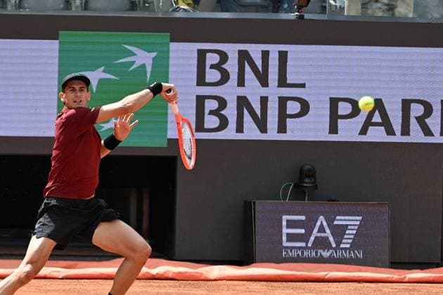 TENNIS - Internazionali di Tennis - Internazionali BNL d Italia Matteo Arnaldi during of the Internazionali BNL D Italia 2025 at Foro Italico on May 8, 2025 in Rome, Italy Rome Italy  Copyright: xIPAxSport ABACAx