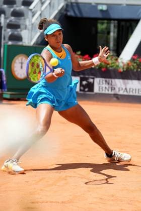 Naomi Osaka (JPN) during the 2th round against Viktorija Golubic (SUI) of the ATP, Tennis Herren Master 1000 Internazionali BNL d™Italia tournament at Foro Italico on May 08, 2025 (Alfredo Falcone LaPresse)  Copyright: xAlfredoxFalcone LaPressex
