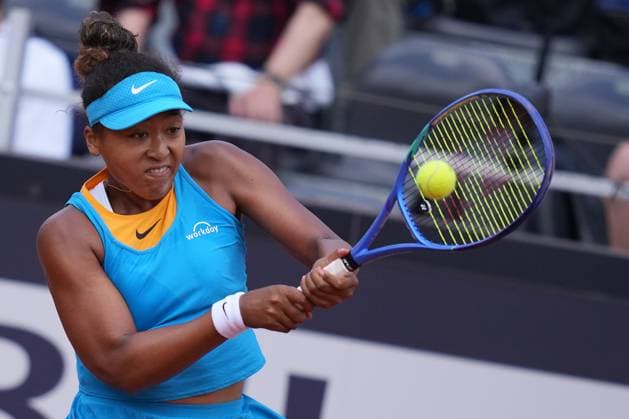 Naomi Osaka (JPN) during the 2th round against Viktorija Golubic (SUI) of the ATP, Tennis Herren Master 1000 Internazionali BNL d™Italia tournament at Foro Italico on May 08, 2025 (Alfredo Falcone LaPresse)  Copyright: xAlfredoxFalcone LaPressex