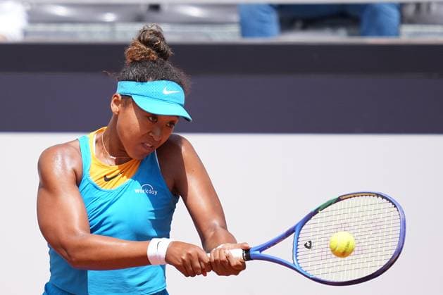 Naomi Osaka (JPN) during the 2th round against Viktorija Golubic (SUI) of the ATP, Tennis Herren Master 1000 Internazionali BNL d™Italia tournament at Foro Italico on May 08, 2025 (Alfredo Falcone LaPresse)  Copyright: xAlfredoxFalcone LaPressex