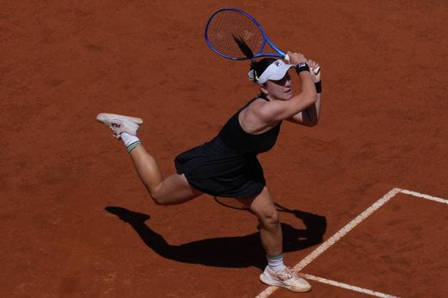 Lulu Sun (NZL) during the 3th round against Jasmine Paolini (ITA) of the WTA, Tennis Damen Master 1000 Internazionali BNL d™Italia tournament at Foro Italico on May 08, 2025 (Alfredo Falcone LaPresse)  Copyright: xAlfredoxFalcone LaPressex