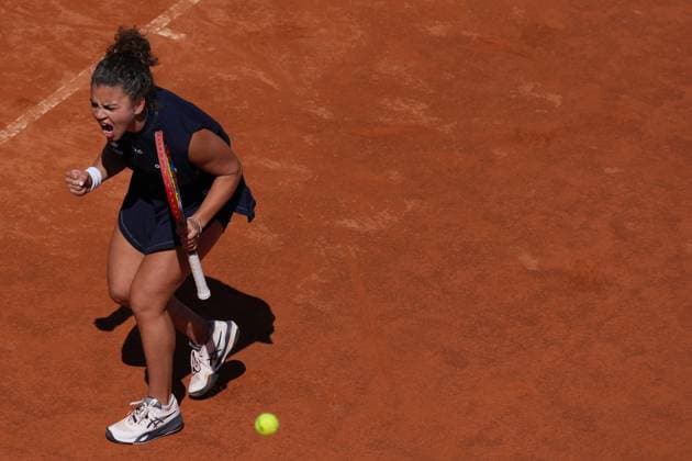 Jasmine Paolini (ITA) during the 3th round against Lulu Sun (NZL) of the WTA, Tennis Damen Master 1000 Internazionali BNL d™Italia tournament at Foro Italico on May 08, 2025 (Alfredo Falcone LaPresse)  Copyright: xAlfredoxFalcone LaPressex
