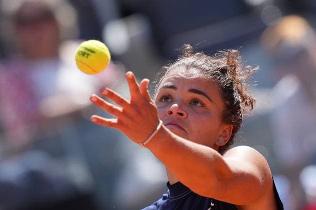 Jasmine Paolini (ITA) during the 3th round against Lulu Sun (NZL) of the WTA, Tennis Damen Master 1000 Internazionali BNL d™Italia tournament at Foro Italico on May 08, 2025 (Alfredo Falcone LaPresse)  Copyright: xAlfredoxFalcone LaPressex