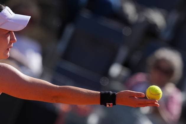 Lulu Sun (NZL) during the 3th round against Jasmine Paolini (ITA) of the WTA, Tennis Damen Master 1000 Internazionali BNL d™Italia tournament at Foro Italico on May 08, 2025 (Alfredo Falcone LaPresse)  Copyright: xAlfredoxFalcone LaPressex