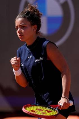 Jasmine Paolini (ITA) during the 3th round against Lulu Sun (NZL) of the WTA, Tennis Damen Master 1000 Internazionali BNL d™Italia tournament at Foro Italico on May 08, 2025 (Alfredo Falcone LaPresse)  Copyright: xAlfredoxFalcone LaPressex