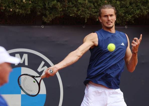 Tennis Internazionali d Italia BNL, Alexander Zverev (GER), Rome, May 8, 2025. Photo Felice Calabro  Copyright: xFelicexCalabro x xipa-agency.netx xFELICExCALABRO x 0817095401st