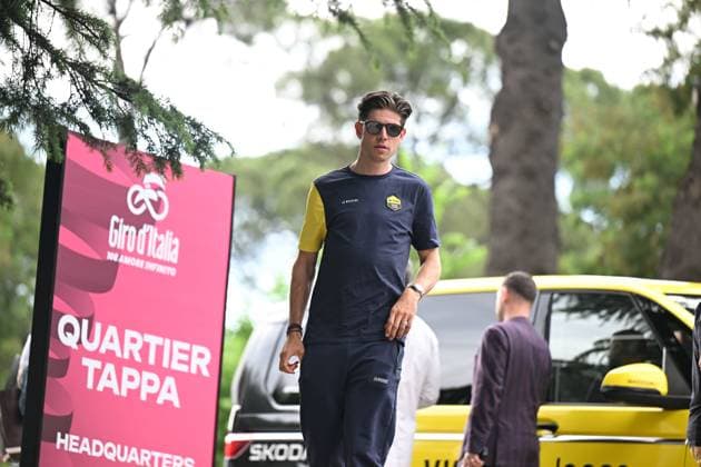 08-05-2025 Vigilia Giro D italia 2025; 2025, Visma - Lease A Bike; Van Aert, Wout; Tirana; 