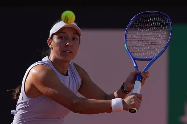 Jessica Pegula (USA) during the 3th round against Ashlyn Krueger (USA) of the WTA, Tennis Damen Master 1000 Internazionali BNL d™Italia tournament at Foro Italico on May 08, 2025 (Alfredo Falcone LaPresse)  Copyright: xAlfredoxFalcone LaPressex