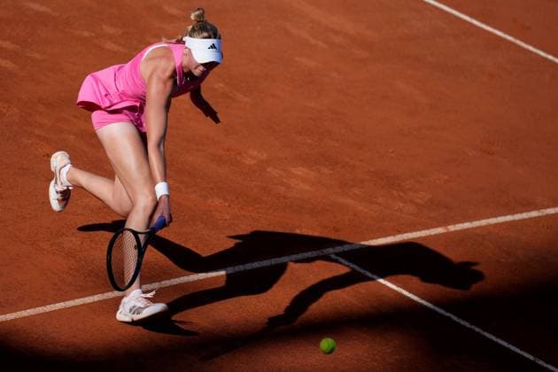 Jessica Pegula (USA) during the 3th round against Ashlyn Krueger (USA) of the WTA, Tennis Damen Master 1000 Internazionali BNL d™Italia tournament at Foro Italico on May 08, 2025 (Alfredo Falcone LaPresse)  Copyright: xAlfredoxFalcone LaPressex