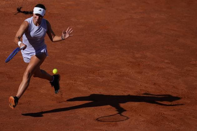 Jessica Pegula (USA) during the 3th round against Ashlyn Krueger (USA) of the WTA, Tennis Damen Master 1000 Internazionali BNL d™Italia tournament at Foro Italico on May 08, 2025 (Alfredo Falcone LaPresse)  Copyright: xAlfredoxFalcone LaPressex
