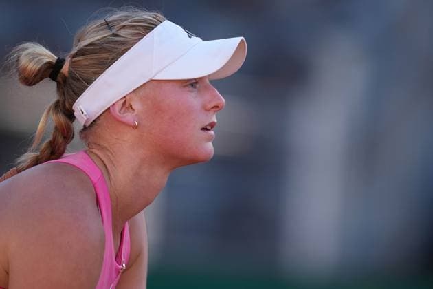 Ashlyn Krueger (USA)during the 3th round against Jessica Pegula (USA) of the WTA, Tennis Damen Master 1000 Internazionali BNL d™Italia tournament at Foro Italico on May 08, 2025 (Alfredo Falcone LaPresse)  Copyright: xAlfredoxFalcone LaPressex