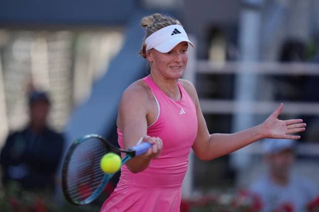 Ashlyn Krueger (USA)during the 3th round against Jessica Pegula (USA) of the WTA, Tennis Damen Master 1000 Internazionali BNL d™Italia tournament at Foro Italico on May 08, 2025 (Alfredo Falcone LaPresse)  Copyright: xAlfredoxFalcone LaPressex