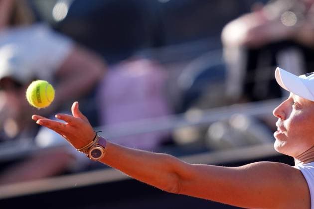 Jessica Pegula (USA) during the 3th round against Ashlyn Krueger (USA) of the WTA, Tennis Damen Master 1000 Internazionali BNL d™Italia tournament at Foro Italico on May 08, 2025 (Alfredo Falcone LaPresse)  Copyright: xAlfredoxFalcone LaPressex