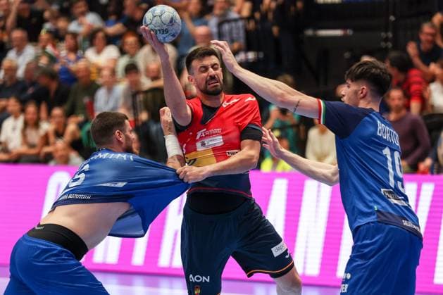 Handball, European Championship qualifier, Italy - Spain