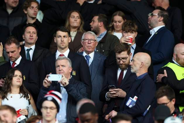 Manchester United, ManU FC v Athletic Club Bilbao Sir Alex Ferguson in the stand during the Manchester United FC v Athletic Club Bilbao UEFA Europa League Semi-Final 2nd leg match at Old Trafford, Manchester, England, United Kingdom on 8 May 2025 Credit: Phil Duncan Every Second Media Editorial use only. All images are copyright Every Second Media Limited. No images may be reproduced without prior permission. Copyright: xIMAGO EveryxSecondxMediax ESM-1472-0008 PhilxDuncanx xEveryxSecondxMediax