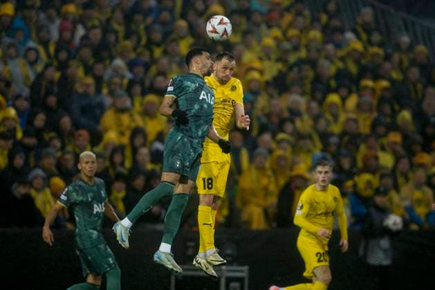 UEFA Europa leauge 2024 2025 Bodo Glimt Tottenham Bodo 20250508 Bodo Glimts Brede Moe during the UEFA Europa League between Bodo Glimt and Tottenham at Aspmyra Stadium Photo Stian Lysberg Solum NTB Bodo Norge EDITORIAL USE ONLY RESTRICTED USE FOR BETTING COMPANIES  Copyright: xStianxLysbergxSolumx xNTBx