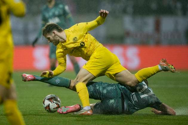 UEFA Europa leauge 2024 2025 Bodo Glimt Tottenham Bodo 20250508 UEFA Europa leauge between Bodo Glimt and Tottenham at Aspmyra stadium Photo Stian Lysberg Solum NTB Bodo Norge EDITORIAL USE ONLY RESTRICTED USE FOR BETTING COMPANIES  Copyright: xStianxLysbergxSolumx xNTBx
