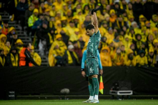 UEFA Europa leauge 2024 2025 Bodo Glimt Tottenham Bodo 20250508 Tottenhams Dominic Solanke cheers for the goal during the UEFA Europa League between Bodo Glimt and Tottenham at Aspmyra Stadium Photo Stian Lysberg Solum NTB Bodo Norge EDITORIAL USE ONLY RESTRICTED USE FOR BETTING COMPANIES  Copyright: xStianxLysbergxSolumx xNTBx