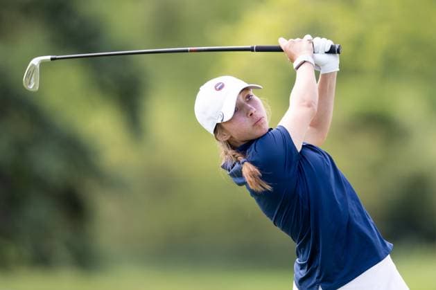 May 8, 2025, Jersey City, New Jersey, New Jersey, United States of America: KAYLA BRYANT of the United States plays a shot during the first round of the Mizuho Americas Open 2025 at Liberty National Golf Club on May 08, 2025 in Jersey City, New Jersey. Jersey City, New Jersey United States of America - ZUMAb273 20250508_zsp_b273_030 Copyright: xJordanxBankx