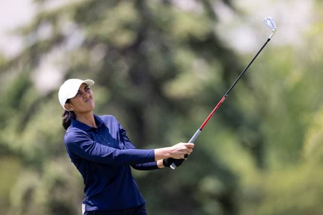 May 8, 2025, Jersey City, New Jersey, New Jersey, United States of America: ADITI ASHOK of India looks on during the first round of the Mizuho Americas Open 2025 at Liberty National Golf Club on May 08, 2025 in Jersey City, New Jersey. Jersey City, New Jersey United States of America - ZUMAb273 20250508_zsp_b273_010 Copyright: xJordanxBankx