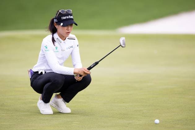 May 8, 2025, Jersey City, New Jersey, New Jersey, United States of America: LYDIA KO of New Zealand looks on during the first round of the Mizuho Americas Open 2025 at Liberty National Golf Club on May 08, 2025 in Jersey City, New Jersey. Jersey City, New Jersey United States of America - ZUMAb273 20250508_zsp_b273_005 Copyright: xJordanxBankx