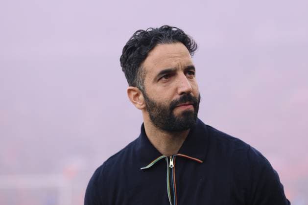 Football - 2024 2025 UEFA Europa League - Semi-Finals - Second Leg - Manchester United, ManU vs Athletic Club, Bilbao - Old Trafford - Thursday 8th May 2025 Manchester United manager Ruben Amorim 