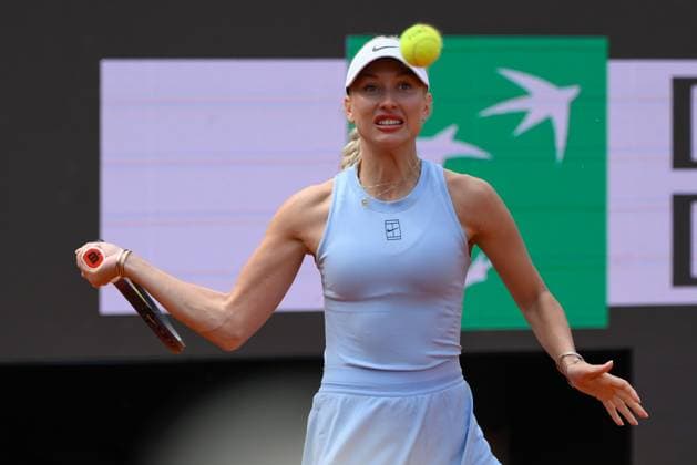 Anastasia Potapova (RUS) during the 2th round against Aryna Sabalenzka (RUS) of the WTA, Tennis Damen Master 1000 Internazionali BNL d Italia tournament at Foro Italico on May 09, 2025 Fabrizio Corradetti LiveMedia  Copyright: xFabrizioxCorradetti IPAxSportx xipa-agency.netx xx IPA_57446809 IPA_Agency_IPA57446809