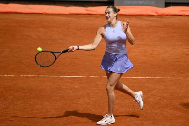 Aryna Sabalenzka (RUS) during the 2th round against Anastasia Potapova (RUS) of the WTA, Tennis Damen Master 1000 Internazionali BNL D Italia tournament at Foro Italico on May 09, 2025 Fabrizio Corradetti LiveMedia  Copyright: xFabrizioxCorradetti IPAxSportx xipa-agency.netx xx IPA_57446864 IPA_Agency_IPA57446864