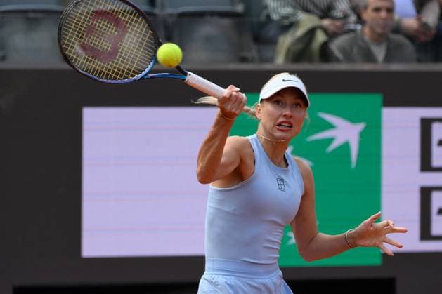 TENNIS - Internazionali di Tennis - Internazionali BNL d Italia Anastasia Potapova (RUS) during the 2th round against Aryna Sabalenzka (RUS) of the WTA, Tennis Damen Master 1000 Internazionali BNL d Italia tournament at Foro Italico on May 09, 2025 Fabrizio Corradetti LiveMedia Rome Italy  Copyright: xIPAxSport ABACAx