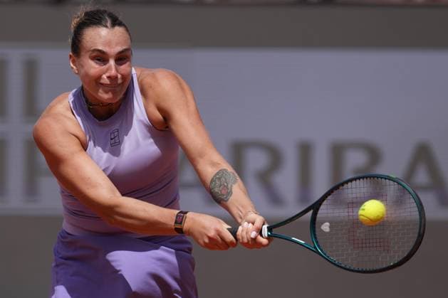 Aryna Sabalenka (RUS) during the 3th round against Anastasia Potapova (RUS) of the WTA, Tennis Damen Master 1000 Internazionali BNL d™Italia tournament at Foro Italico on May 09, 2025 (Alfredo Falcone LaPresse)  Copyright: xAlfredoxFalcone LaPressex