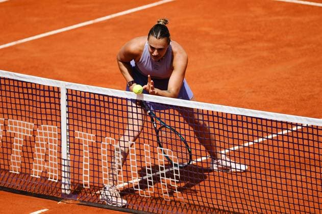 Sport Bilder des Tages Foto IPP Cavaliere Emiliano. Roma 09 05 2025. Tennis Internazionali d Italia 2025. Nella foto: Aryna Sabalenka. Italy Photo Press - World Copyright italy ITALY  Copyright: xR4924_italyphotopressx
