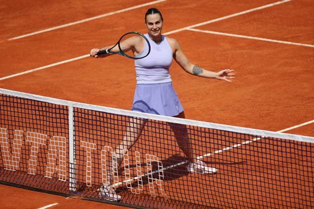 Foto IPP Cavaliere Emiliano. Roma 09 05 2025. Tennis Internazionali d Italia 2025. Nella foto: Aryna Sabalenka. Italy Photo Press - World Copyright italy ITALY  Copyright: xR4924_italyphotopressx