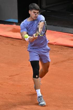 Internazionali BNL d Italia Carlos Alcaraz during the Internazionali BNL d Italia 2025 at Foro Italico, Italy, May 09th, 2025 Imago-Images Emmefoto Copyright: xImago-Images Emmefotox