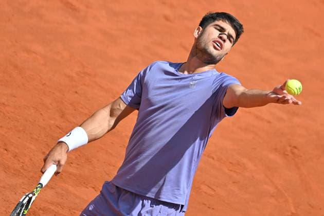 Internazionali BNL d Italia Carlos Alcaraz during the Internazionali BNL d Italia 2025 at Foro Italico, Italy, May 09th, 2025 Imago-Images Emmefoto Copyright: xImago-Images Emmefotox