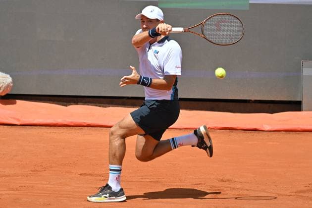 Internazionali BNL d Italia Dusan Lajovic during the Internazionali BNL d Italia 2025 at Foro Italico, Italy, May 09th, 2025 Imago-Images Emmefoto Copyright: xImago-Images Emmefotox